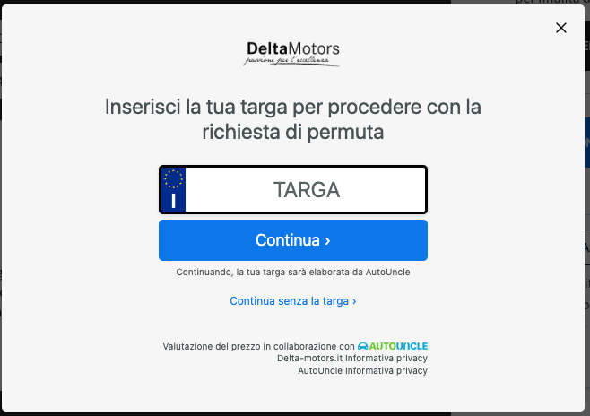 permuta delta motors