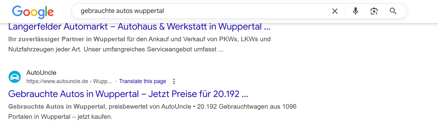google search google search